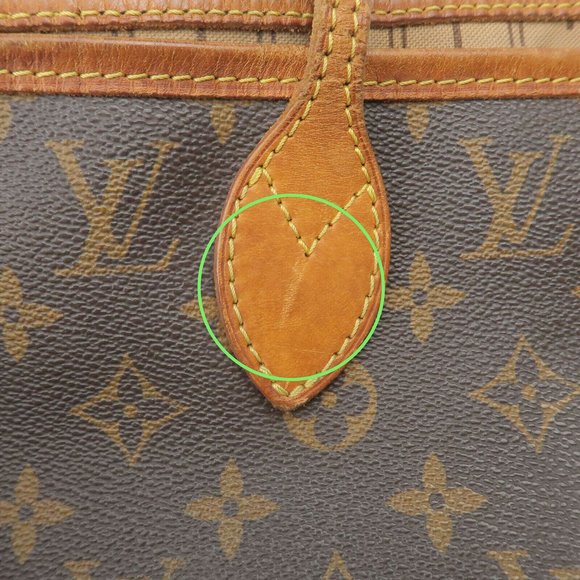 Auth Louis Vuitton Neverfull MM monogram beige - Picture 11 of 12